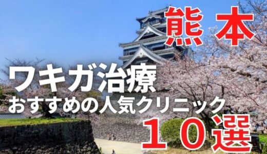 熊本でワキガ治療が人気で安いおすすめクリニック10選ランキング！切らない,保険適用,上手い,手術