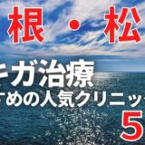 島根,松江でワキガ治療が人気で安いおすすめクリニック5選ランキング！切らない,保険適用,上手い